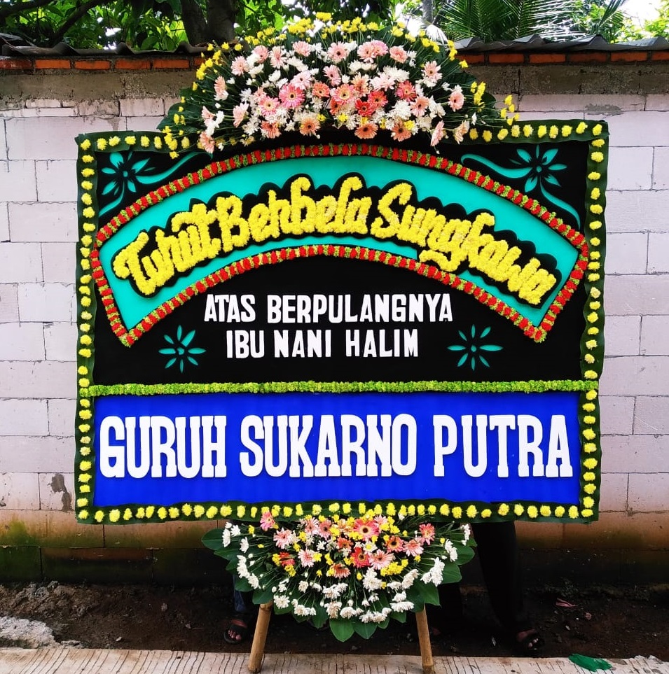  Karangan  Bunga  Papan Ucapan Bela Sungkawa Hartini Florist